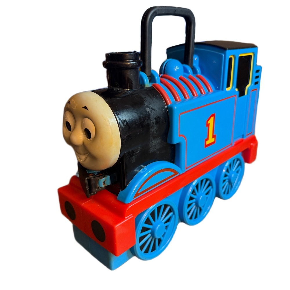 Thomas & Friends Blue Train Engine Portable Toy Carrying Case Storage Organizer